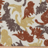 Printed Cotton DINOU Ecru / Tawny Multicolored